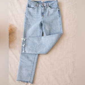 Kensie Light Blue Straight Leg Jeans